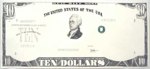 Ten Dollar Bank Note