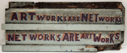 Artworks Are Networks (back of New York City is an Artwork)