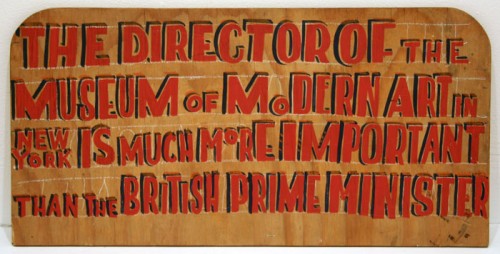 Director of MoMA